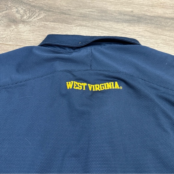 Team Nike West Virginia WVU Mountaineers Polo Shirt Dri-FIT Team Issued Size XL - Picture 9 of 9